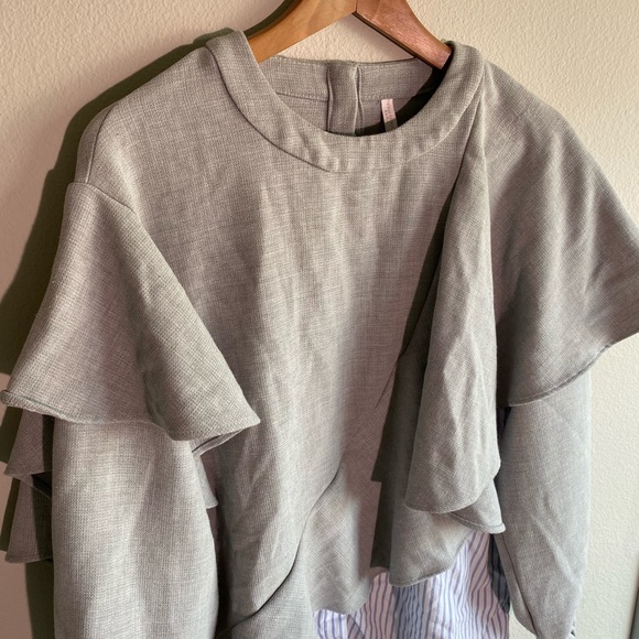 ZARA trafaluc layered dress shirt and sweater - Picture 2 of 7